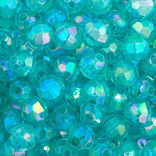 6mm - Perle à facettes en acrylique • 1000 pcs
