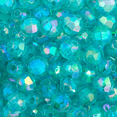 6mm - Perle à facettes en acrylique • 1000 pcs