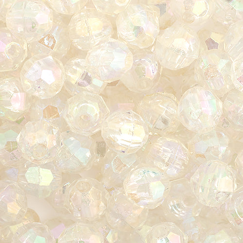 6mm - Perle à facettes en acrylique • 1000 pcs