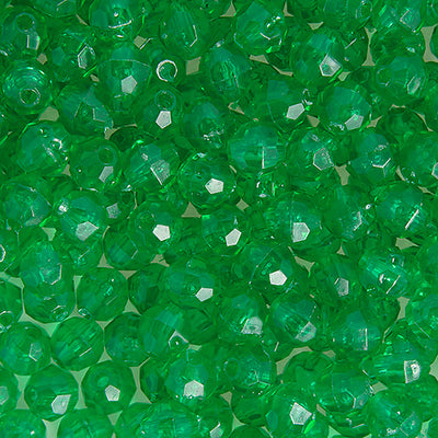 6mm - Perle à facettes en acrylique • 1000 pcs