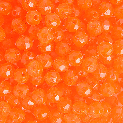 6mm - Perle à facettes en acrylique • 1000 pcs