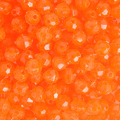 6mm - Perle à facettes en acrylique • 1000 pcs