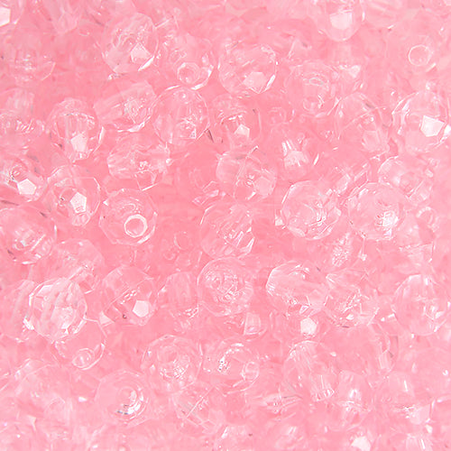 6mm - Perle à facettes en acrylique • 1000 pcs