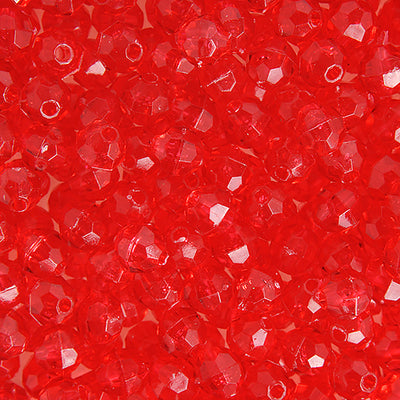 6mm - Perle à facettes en acrylique • 1000 pcs