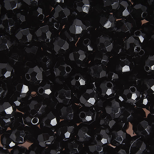 6mm - Perle à facettes en acrylique • 1000 pcs