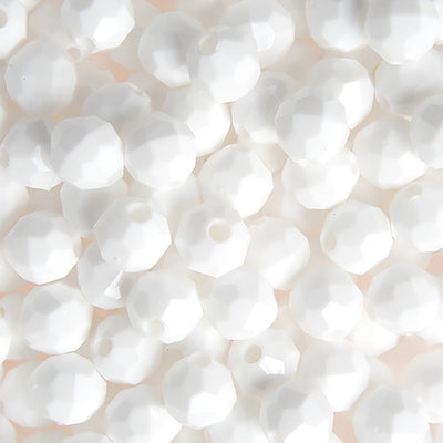 6mm - Perle à facettes en acrylique • 1000 pcs