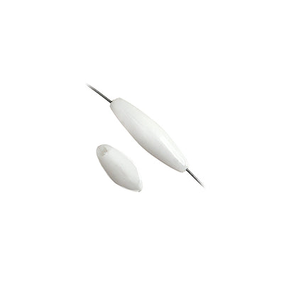 20x6 mm - Perles spaghetti de plastique opaque - 1000 un