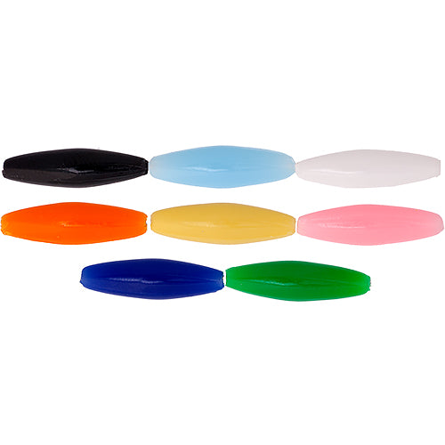 20x6 mm - Perles spaghetti de plastique opaque - 1000 un