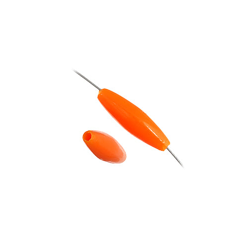 20x6 mm - Perles spaghetti de plastique opaque - 1000 un