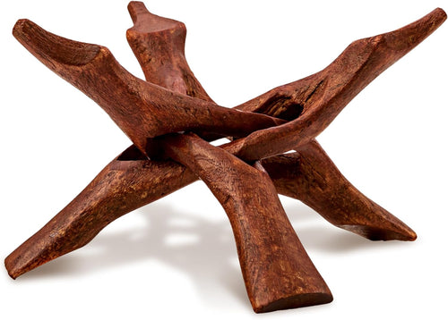 Trépied en bois pour les coquilles d'abalone