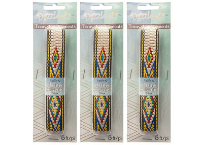 Native Colors Woven Ribbon - (0.75/19mm) 5ft