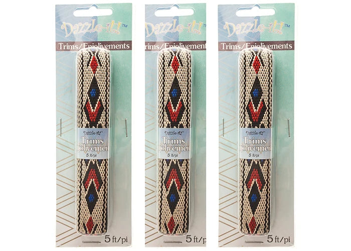 Native Colors Woven Ribbon - (0.75/19mm) 5ft