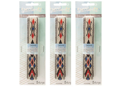 Native Colors Woven Ribbon - (0.75/19mm) 5ft