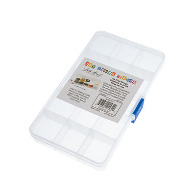 7x4x0.75 in - Plastic Box with 15 compartments