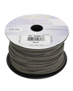 2.7mm - Faux Suede Lacing - 50m  