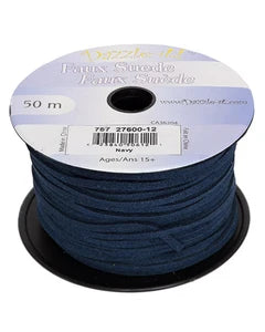 2.7mm - Faux Suede Lacing - 50m  