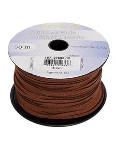 2.7mm - Faux Suede Lacing - 50m  