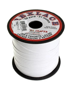 Rexlace - Flat Vinyl Lacing · 2.3mm - 100yd