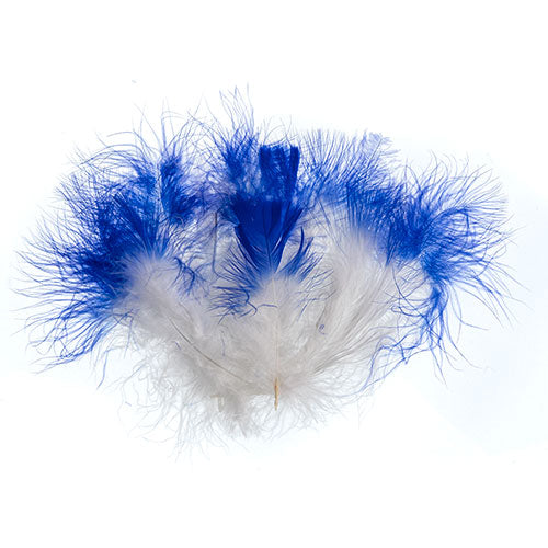 6g - Two-tone marabou feathers · Assorted colors