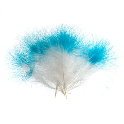 6g - Two-tone marabou feathers · Assorted colors