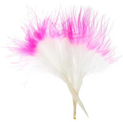 6g - Two-tone marabou feathers · Assorted colors