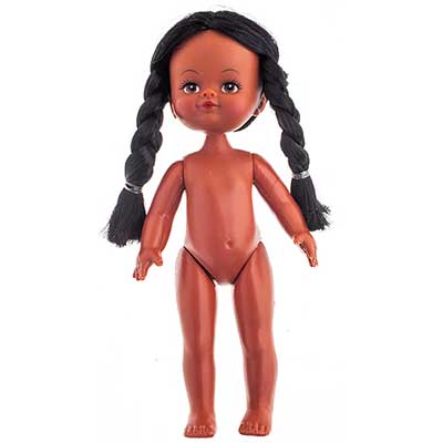 9 in - Native doll with braided hair / PN943