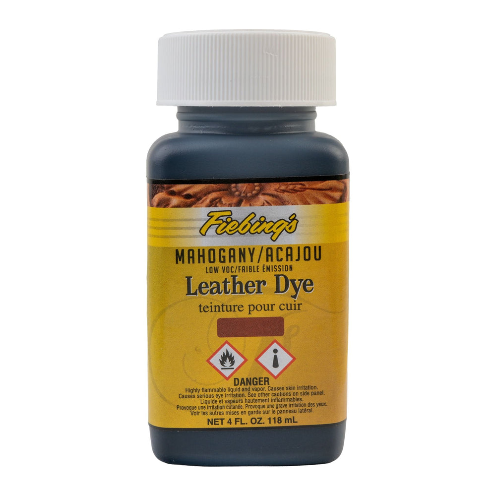 Fiebing's Permanent Alcohol-Based Leather Dye – 4 oz (118 mL)