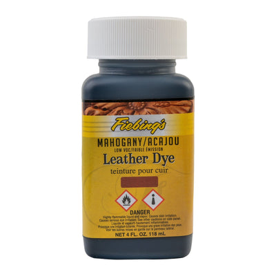 Fiebing's Permanent Alcohol-Based Leather Dye – 4 oz (118 mL)