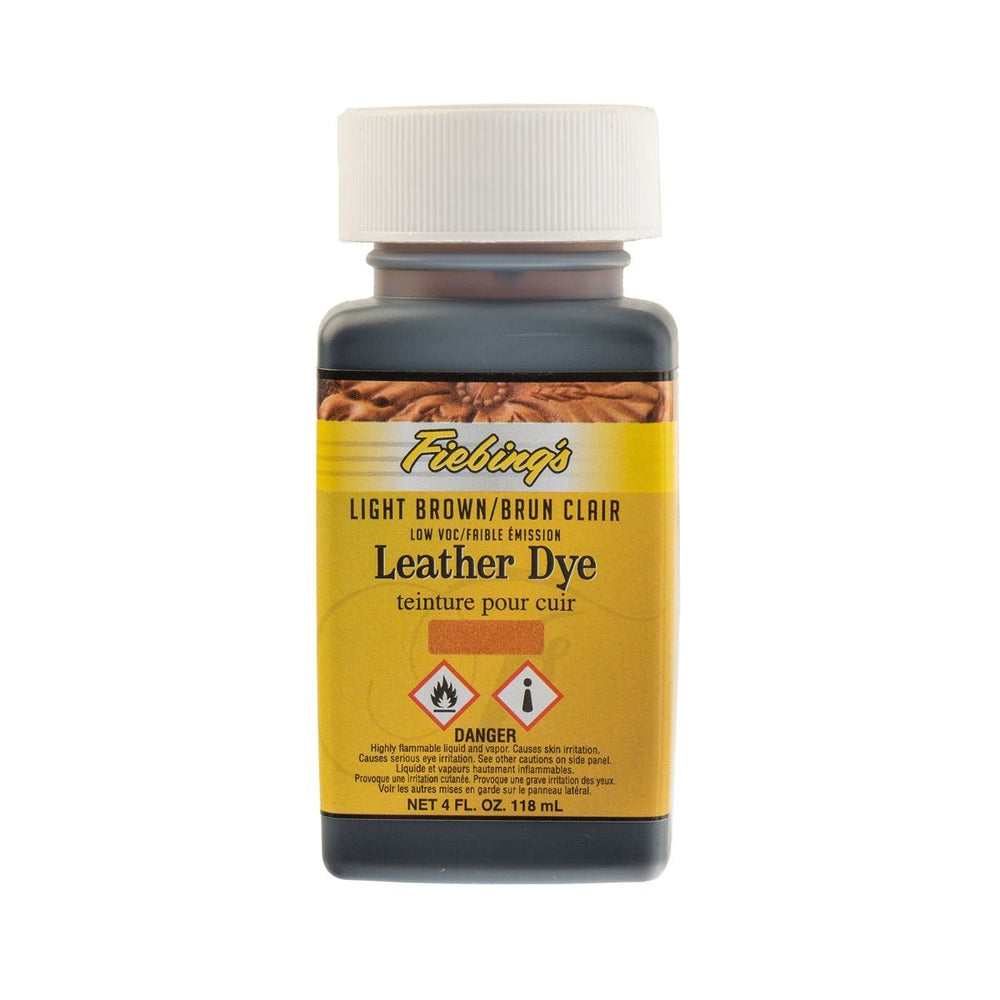 Fiebing's Permanent Alcohol-Based Leather Dye – 4 oz (118 mL)
