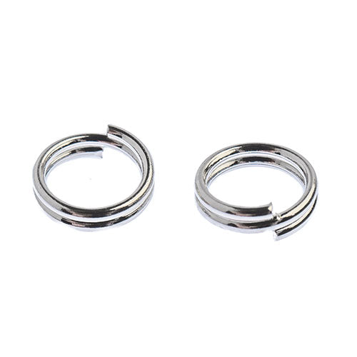 8mm - Split Rings Nickel (100 un)