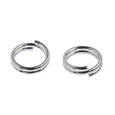 8mm - Split Rings Nickel (100 un)