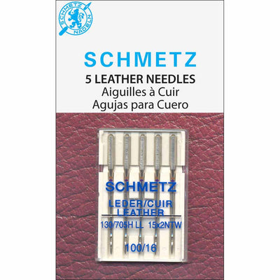 5 pcs - Leather Needles · SCHMETZ