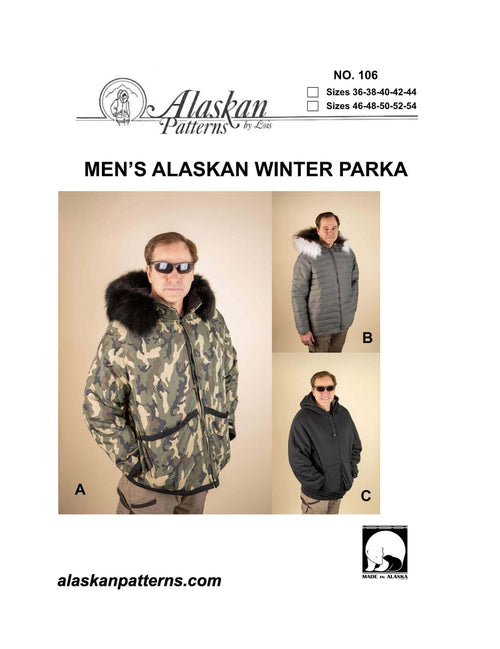 Men’s Winter Parka Patterns