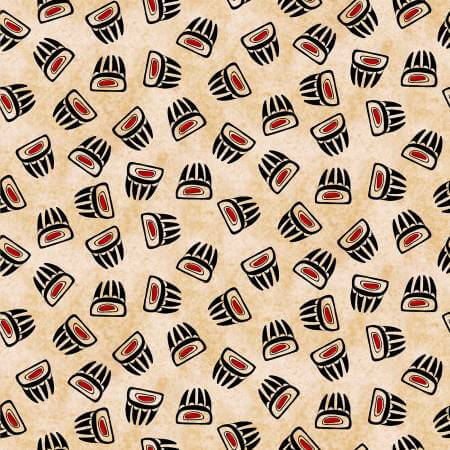 Bear Claws CD3574 - Cream 100% Cotton Designer