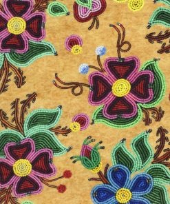 Les fleurs perlées de Muskwa CBFLM01 - Orignal Tissu 100% coton designer