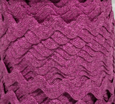 15mm - Rick Rack Braid Metallic - 100% P.V.C