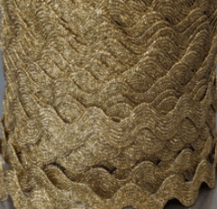 15mm - Rick Rack Braid Metallic - 100% P.V.C