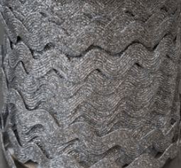 15mm - Rick Rack Braid Metallic - 100% P.V.C
