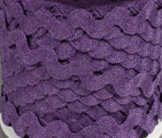 15mm - Rick Rack Braid Metallic - 100% P.V.C