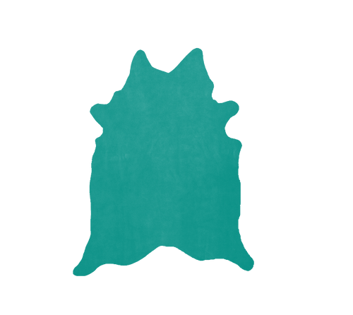 Turquoise Split Cowhide · 2½ - 3 oz - ( 0,9 - 1,0 mm )
