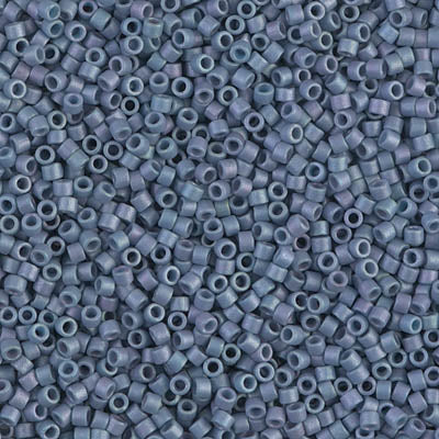 11/0 - DB0376 - Gris bleuté clair métallique mat lustré Opaque · Miyuki Delica