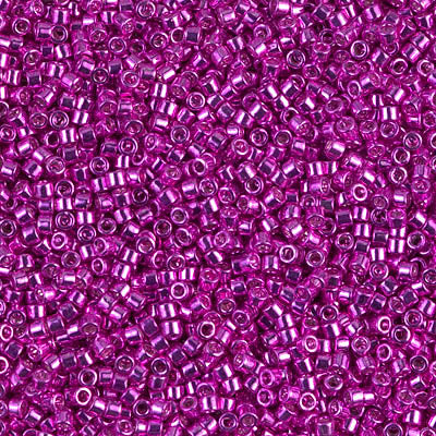 Miyuki Delica 11/0 - DB0422  Fuchsia Galvanized-Dyed