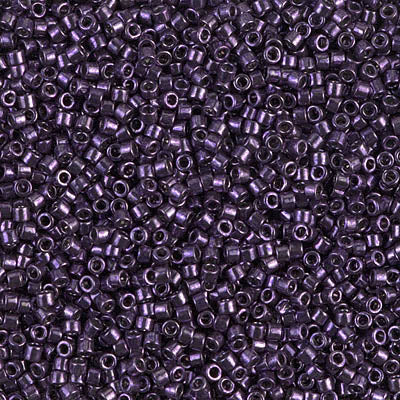 Miyuki Delica 11/0 - DB0464  Dark Purple Nickel Plated Dyed