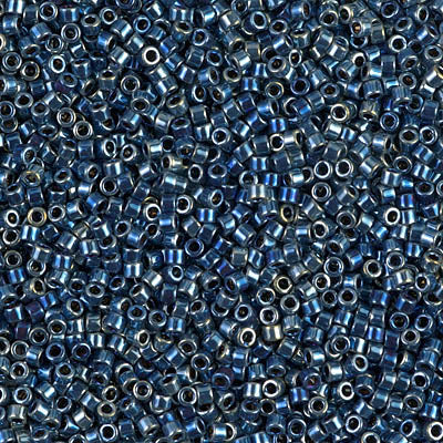 11/0 - DB0514 - Bleu profond AB plaqué Nickel Opaque · Miyuki Delica