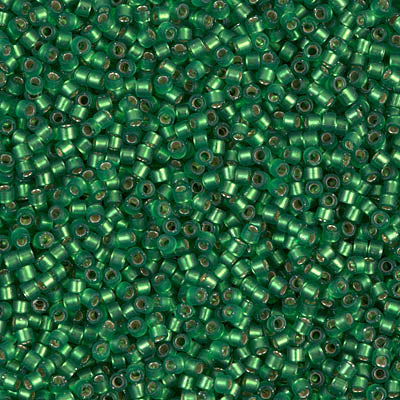 Miyuki Delica 11/0 - DB0688  Medium Green Semi-Matte Dyed