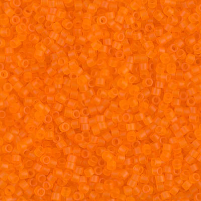 11/0 - DB0744 - Orange mat Transp. · Miyuki Delica