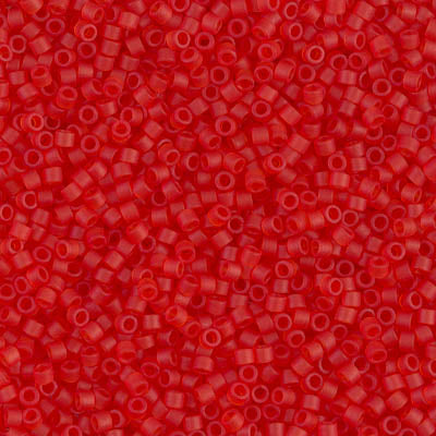 11/0 - DB0745 - Rouge-Orangé mat Transp. · Miyuki Delica