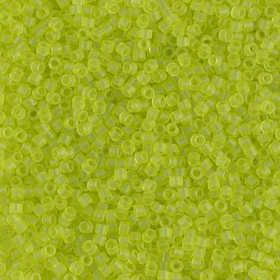 11/0 - DB0766 - Chartreuse mat Transp. · Miyuki Delica