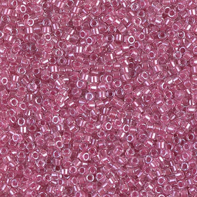 Miyuki Delica 11/0 - DB0902  Pink Sparkle Crystal Lined