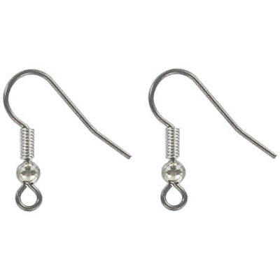 EarwireFish Hook S.Steel (w/Ball & Spring) LF/NF / 18mm